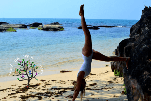 yoga handstand